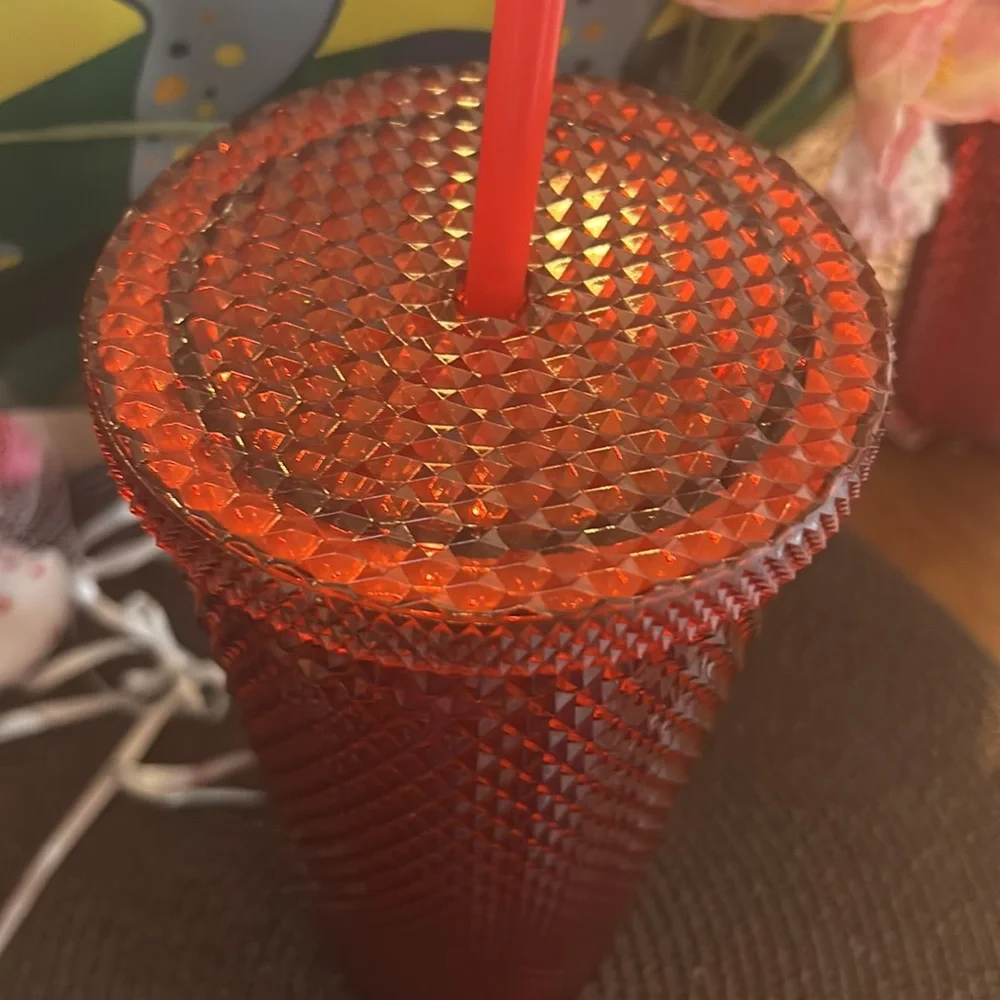 Red Tumbler Cold drinks NWT
